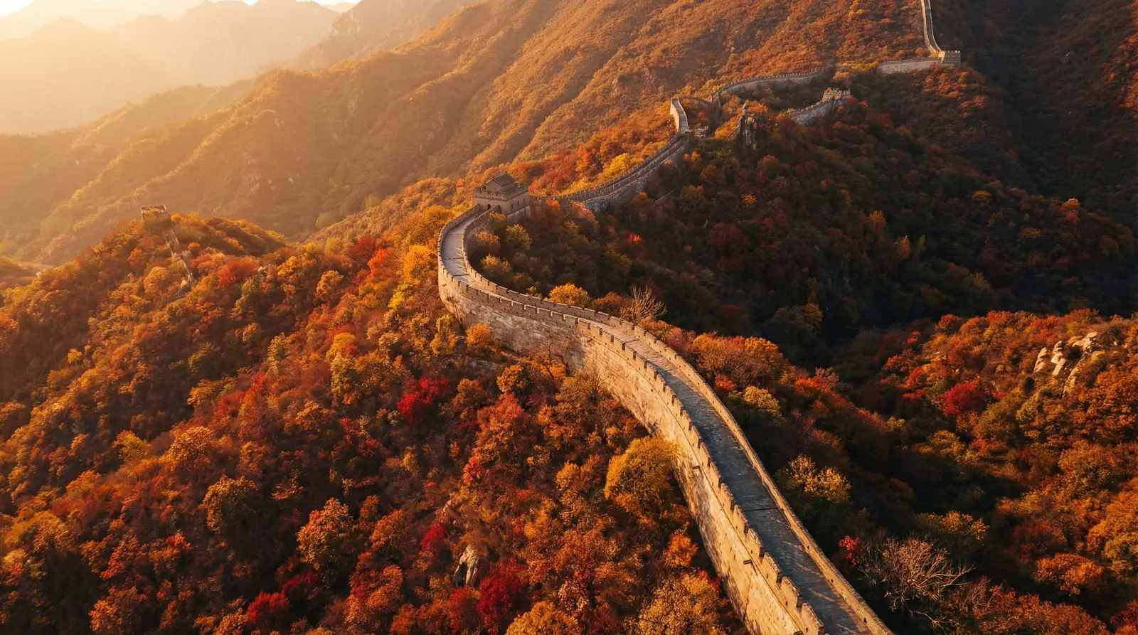 小草视频手机在线观看 秋日长城航拍全景